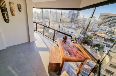 Apartamento semi mobiliado com 1 suíte e 2 dormitórios no centro de itajaí