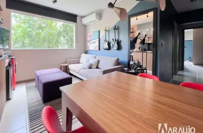 Apartamento semi mobiliado com 1 suíte e 1 dormitório no bairro ressacada em itajaí