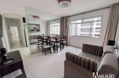 Apartamento mobiliado quadra mar com 2 dormitórios no centro de balneário camboriú
