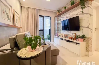 Apartamento semi mobiliado com 1 suíte e 2 dormitórios no Centro de Itajaí