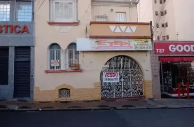 Casa comercial à venda no centro, campinas , 284 m2 por r$ 900.000