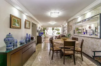 Apartamento quadra mar com vista com 01 suíte mais dois dormitórios