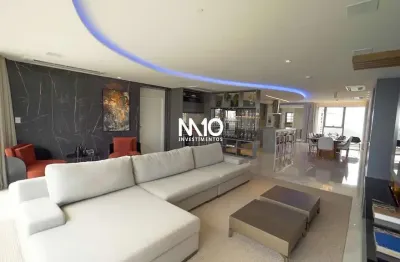 Yachthouse andar alto 4 suites mobiliado com vista incrivel para o mar