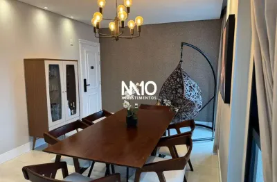 Apartamento locação- mobiliado com 4 dormitórios. r$ 11.000.00 com taxas