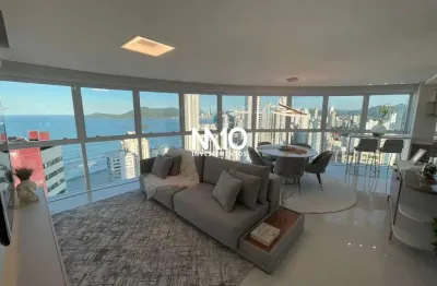 Apartamento finamente mobiliado com vista mar - balneário camboriú- entrada + 48