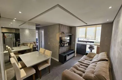 Apartamento à venda em campinas, jardim bonfim, com 2 quartos, com 56 m², living vision