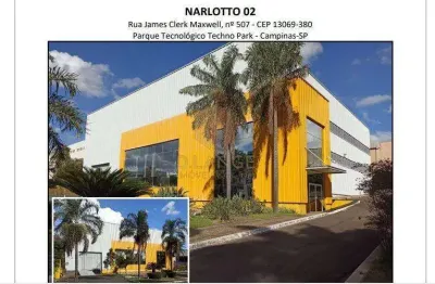Barracão / Galpão / Depósito para alugar na Rua James Clerk Maxwell, 507, Techno Park, Campinas