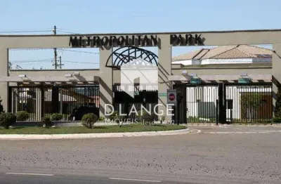 Terreno à venda no condomínio metropolitan park em paulínia