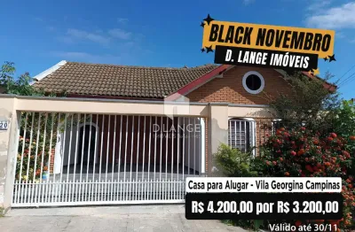 Casa para venda e locação no bairro vila georgina em campinas