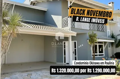 Casa em condomínio fechado com 3 quartos à venda na Avenida José Alvaro Delmonde, 100, Condominio Okinawa, Paulínia