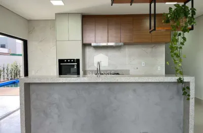 Casa à venda em paulínia, parque brasil 500, com 3 suítes, com 197 m², condomínio club santorini