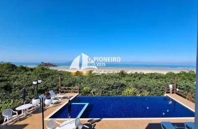 Casa de praia com 3 suítes em boraceia - pé na areia