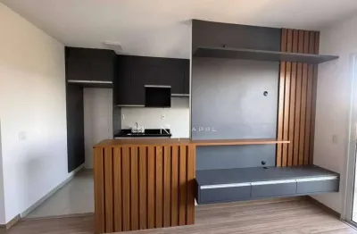 Apartamento com 2 dormitórios para alugar no condomínio jr campolim ii, 60 m² por r$ 3.274/mês - jardim são carlos - sorocaba/sp