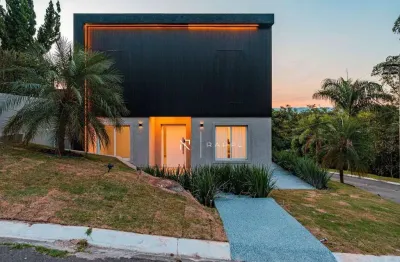 Casa com 3 dormitórios à venda no residencial new ville, 289 m² - santana de parnaíba/sp