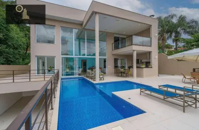 Casa com 6 dormitórios à venda, 680 m² por r$ 5.490.000,00 - condomínio estância marambaia - vinhedo/sp