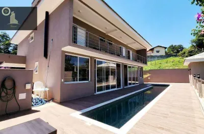 Casa com 4 dormitórios à venda, 440 m² por r$ 3.450.000,00 - condomínio estância marambaia - vinhedo/sp