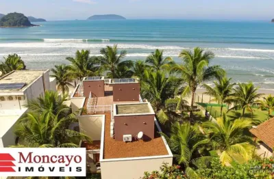 Sobrado triplex frente mar - pé na areia - condomínio sapê