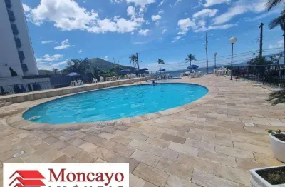 Excelente apartamento frente mar na martim de sá, caraguatatuba