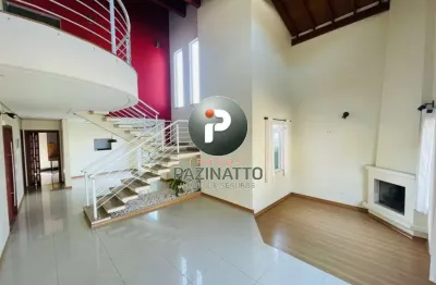 Casa em condomínio fechado com 3 quartos à venda na rua carlos penteado stevenson, 700, jardim recanto, valinhos, 290 m2 por r$ 1.390.000