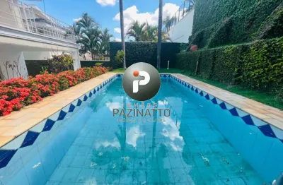 Casa em condomínio fechado com 3 quartos para alugar na rua carlos penteado stevenson, 59, jardim recanto, valinhos, 420 m2 por r$ 11.000