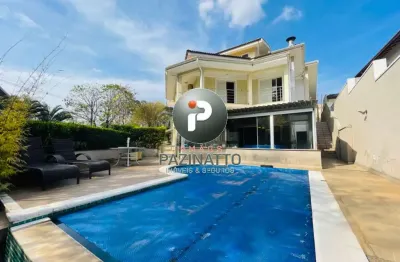 Casa em condomínio fechado com 4 quartos à venda na rodovia comendador guilherme mamprim, 100, dois córregos, valinhos, 540 m2 por r$ 3.100.000