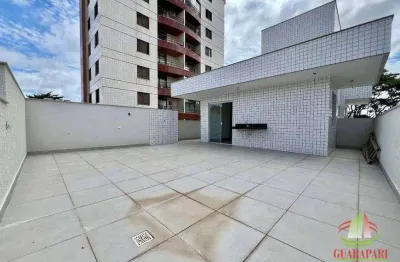 Cobertura de luxo com 3 quartos à venda, 187 m² por r$ 1.000.000 - itapoã - belo horizonte/mg