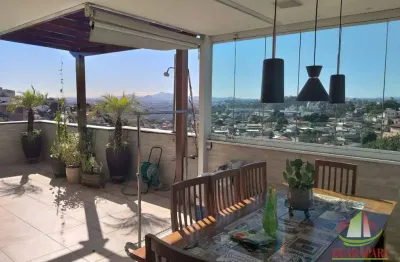 Cobertura com 3 quartos à venda, 143 m² por r$ 735.000 - santa rosa - belo horizonte/mg