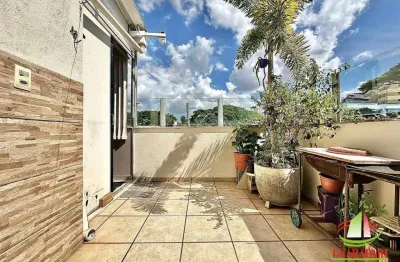 Cobertura com 4 quartos à venda, 92 m² por r$ 439.000 - santa amélia - belo horizonte/mg