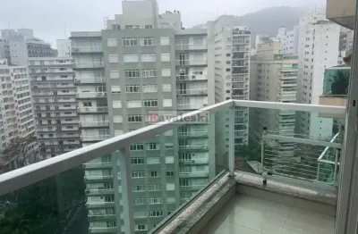 Apartamento com 2 quartos à venda na avenida leomil, --, centro, guarujá, 68 m2 por r$ 410.000