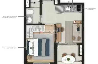 Apartamento com 1 quarto à venda na Rua Maestro Cardim, --, Liberdade, São Paulo