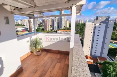 Cobertura duplex a venda no jardim anália franco (zona leste de são paulo).