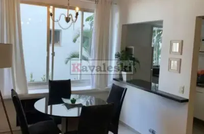 > duplex no miolo do brooklin mobiliado !! do lado do metrô ..**