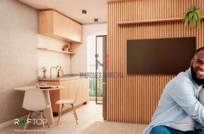 Apartamento com 2 quartos à venda na rua osório de almeida, 740, poço rico, juiz de fora, 37 m2 por r$ 210.000