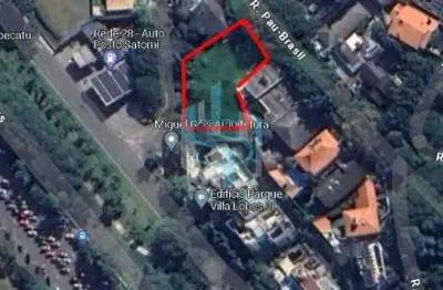 Terreno à venda na Rua Pau-Brasil, 555, Boaçava, São Paulo