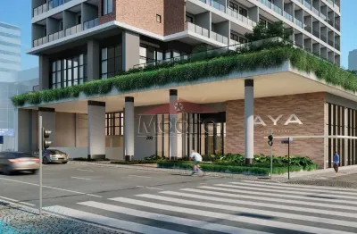 Apartamento com 1 quarto à venda na rua emiliano perneta, 260, centro, curitiba, 27 m2 por r$ 438.000