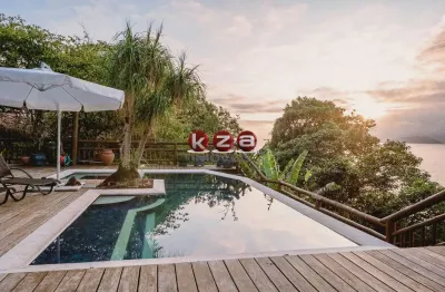 Imperdível: casa de luxo com 5 quartos e 5 suítes na ponta da sela em ilhabela-sp!