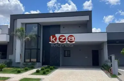 Casa de luxo à venda em paulínia-sp, condomínio residencial royal garden: 3 quartos, 3 suítes, 2 salas, 4 vagas de garagem, 186m².