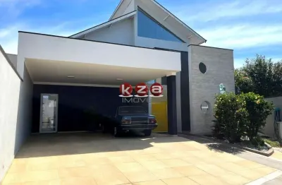 Casa de alto padrão à venda em condomínio exclusivo de valinhos-sp, no loteamento residencial santa gertrudes: 3 quartos, 1 suíte, 2 salas, 3 banheiros, 2 vagas de garagem, 287,60 m².