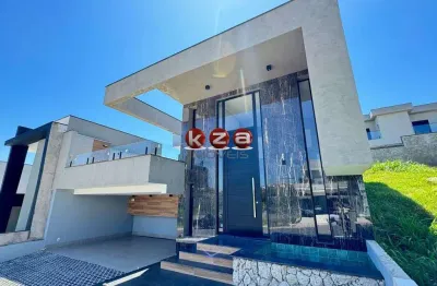 Casa de luxo a venda no condomínio montalcino em valinhos-sp, 3 dormitórios e piscina, 243m².