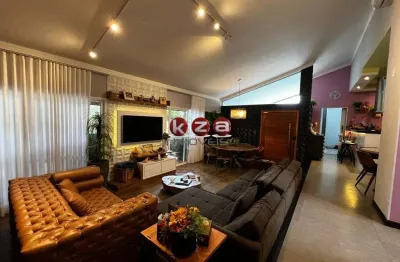 Casa de luxo em condomínio - 4 quartos, 4 suítes, 2 salas, 5 banheiros, 4 vagas, 400m² em valinhos-sp, condomínio residencial colina dos coqueiros.