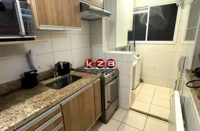 Apartamento à venda com 2 dormitórios e 47 metros, decorado e completo. condomínio vista valley, valinhos.