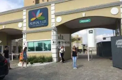 Apartamento com 2 dormitórios, 57 m², para locação, no alpha club, campolim