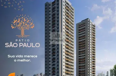 Belíssimo apartamento de 84m², 3 dormitórios, 1 suíte, no pátio são paulo