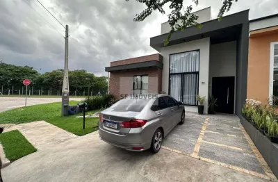 Lindíssima casa térrea, com piscina, à venda no terras de são francisco