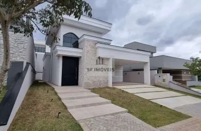 Belíssima casa térrea, à venda, no alphaville nova esplanada 1, 217m², 3 suítes