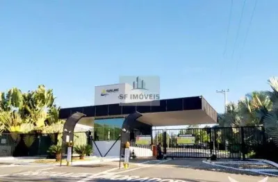 Excelente terreno à venda, 435m², ligeiro declive, no residencial sun lake