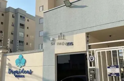 Ótimo apto, 62m²,  2 dormitórios, 1 suíte, para locação, no resid. orquídeas