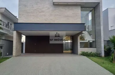 Belíssimo sobrado de 400m², 5 suítes com closet, à venda no alphaville 1