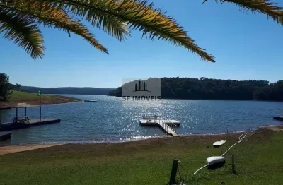Terreno de 5.260m², em condomínio na beira da represa de itupararanga