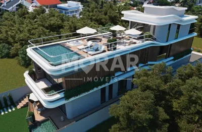 Cobertura duplex alto padrão beira mar - zimbros – bombinhas, com área privativa de 301m². valor r$ 9.062.700,00. faça agora mesmo a sua reserva!